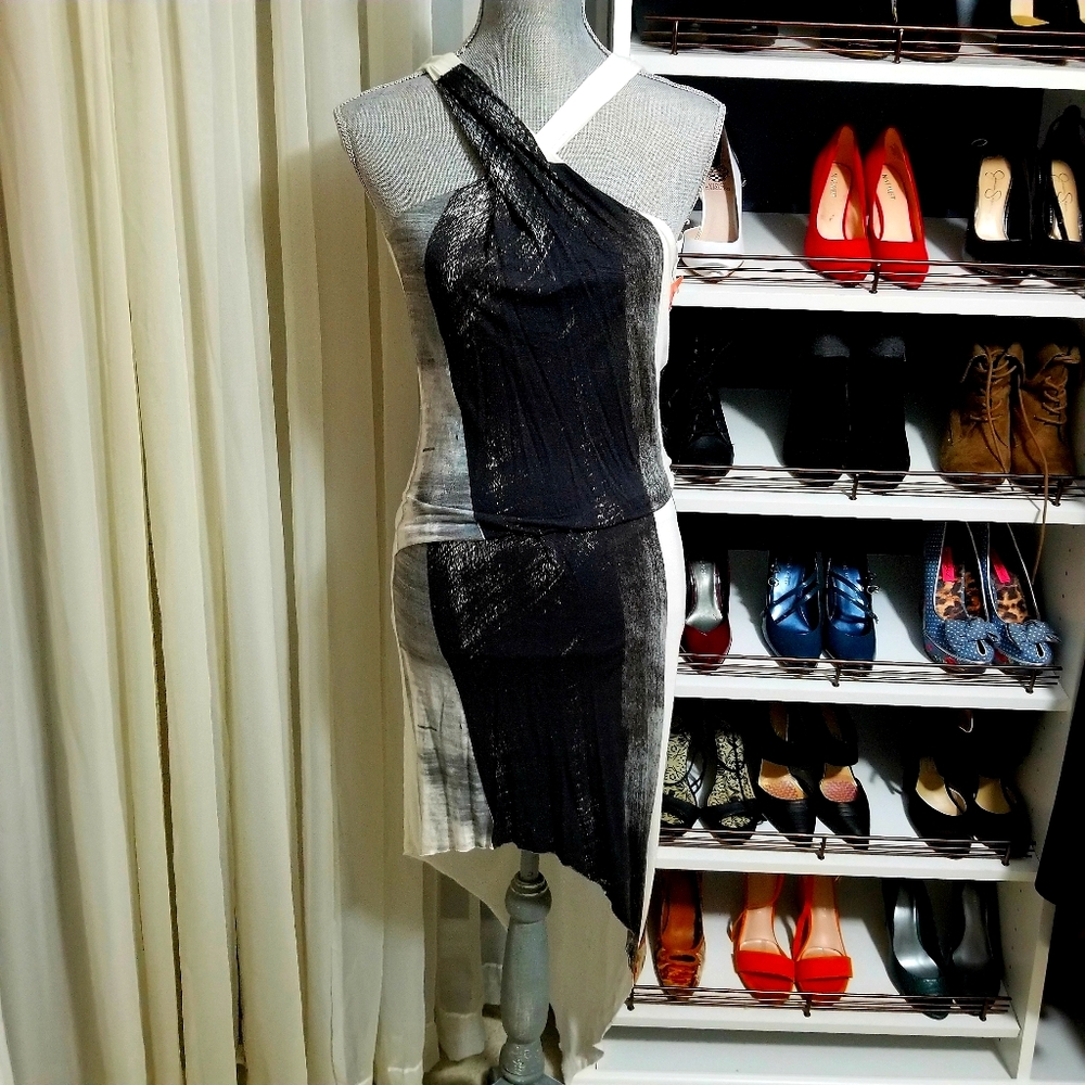 Helmut Lang Asymmetric Dress